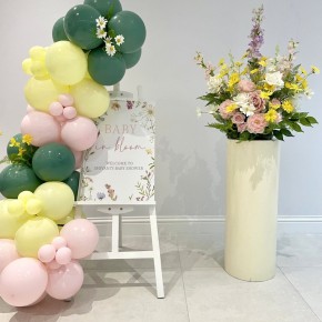 Bespoke flowers for a baby shower in Bromley