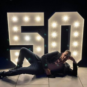 led numbers 50 birthday