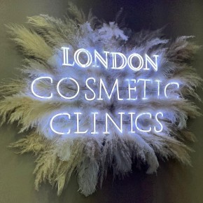 Commercial Shop Sign With Pampas