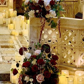 Wedding flowers - Fitzrovia Chapel, London