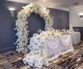 Wedding flowers at London Croydon Aerodrome Hotel.